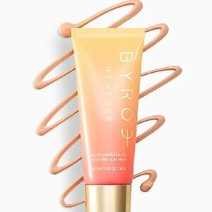 BYROE Peach Kombucha Tea Purifying Clay Mask - Orange